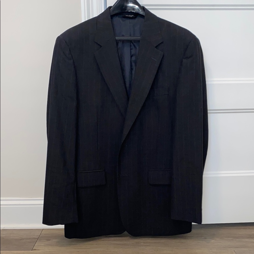Jos A. Bank Classic Black Pinstripe Men's Blazer